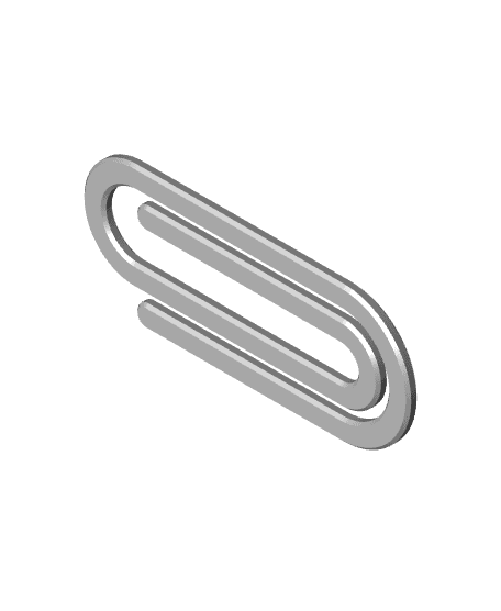 Paperclip Bookmark/Paper Clip 3d model